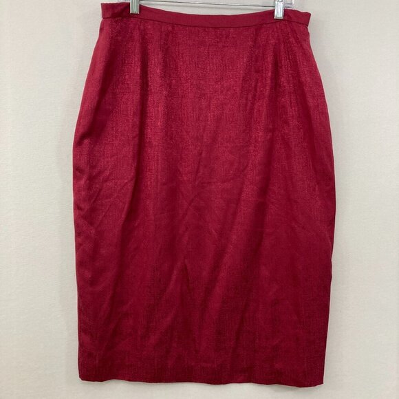 Adrianna Papell Dresses & Skirts - Adrianna Papell Red Pencil Skirt